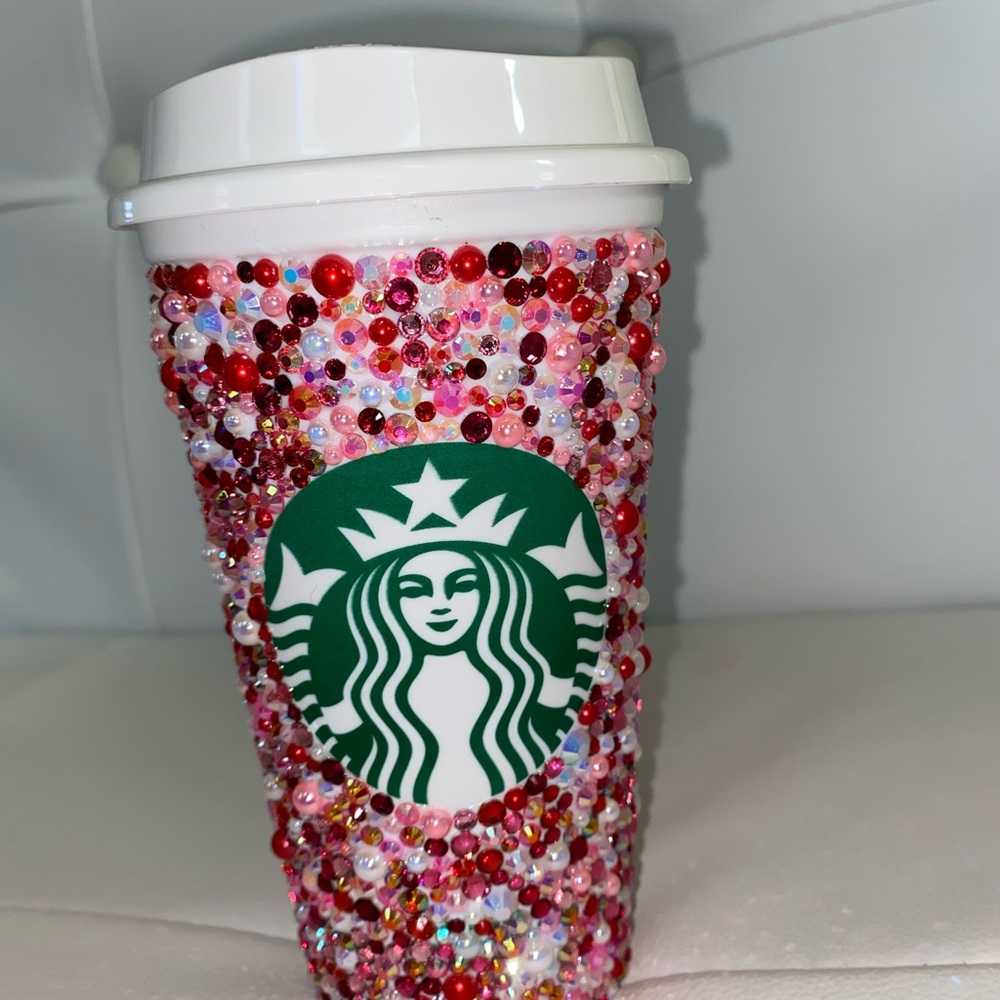 Rhinestone 16oz Reusable Starbucks Cup